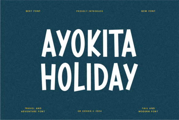 Ayokita Holiday: The Sweet Handwritten Font for Crafters and Sellers