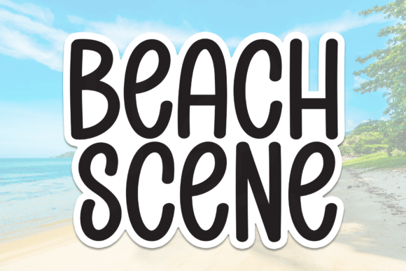 Beach Scene: The Handwritten Typeface That Elevates Campaign Visuals