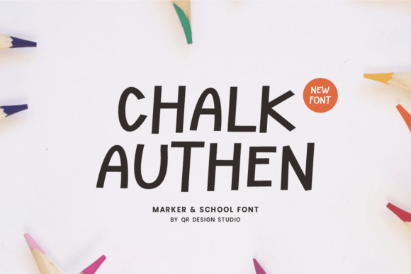 Chalk Authen: A Sweet Handwritten Typeface for Editorial Design