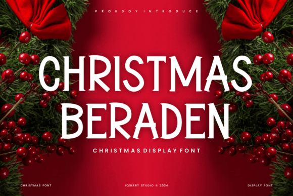 Christmas Beraden: A Sweet Handwritten Typeface for Digital Branding