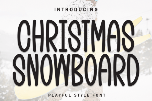Christmas Snowboard: A Relaxed Script Font for Brand Identity