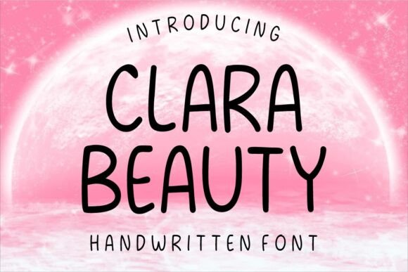 Clara Beauty: A Sweet Handwritten Typeface for Warm Brand Identities