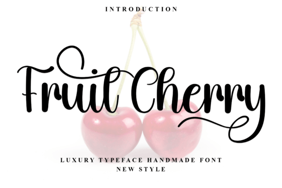 Fruit Cherry: The Elegant Script Font for Boutique Branding