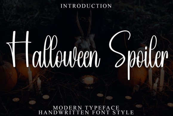 Halloween Spoiler: A Script Handwritten Font for Elegant Editorial Design
