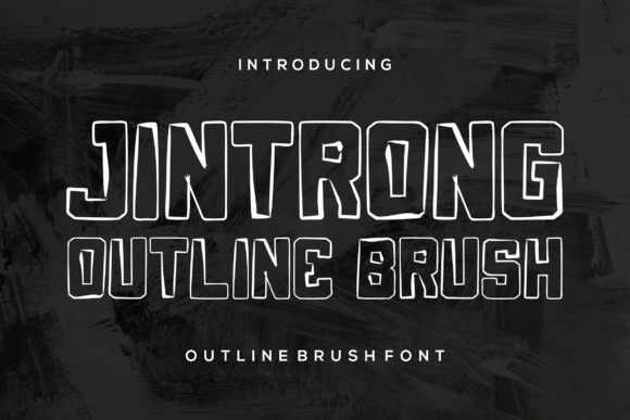 Jintrong Outline: A Premium Script Font for Memorable Branding