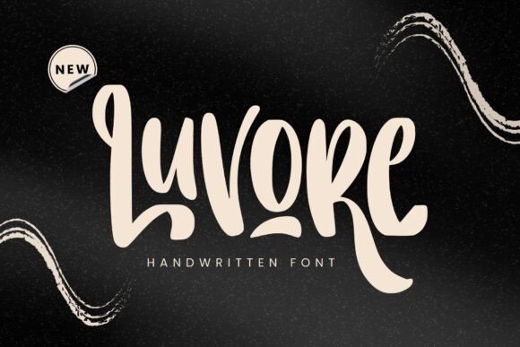 Luvore: The Handwritten Typeface That Elevates Your Brand Identity