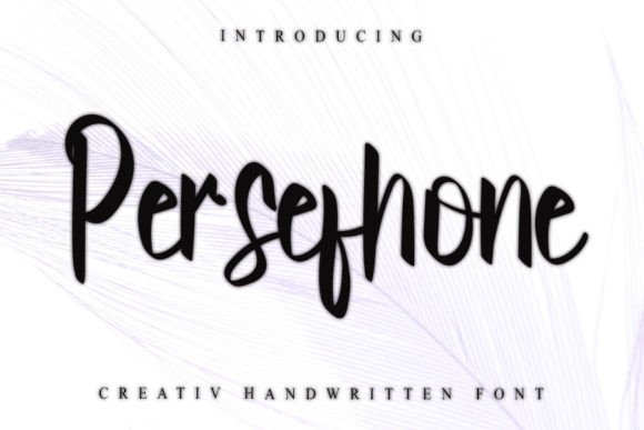 Persefhone: The Handwritten Typeface for Editorial Warmth