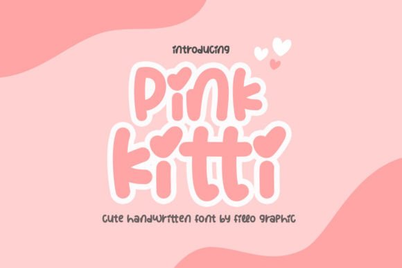 Pink Kitti: The Sweet Handwritten Typeface for Editorial Design