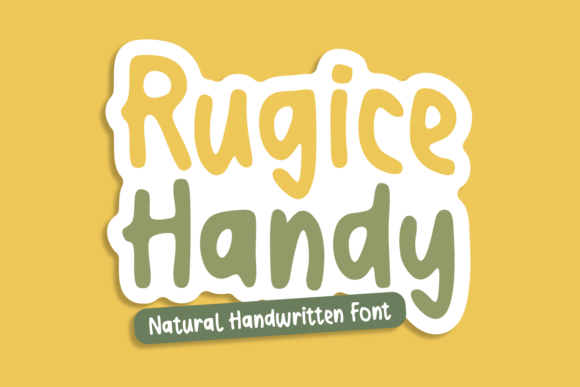 Rugice Handy Review: A Natural Handwritten Font for Creative Branding