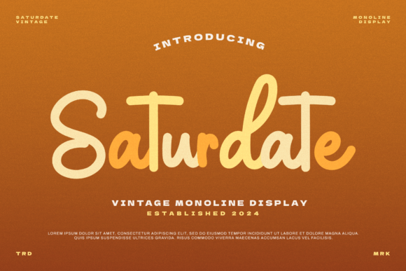 Saturdate: The Handwritten Typeface for Authentic Campaign Visuals