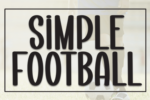 Simple Football: A Handwritten Font for Editorial Design