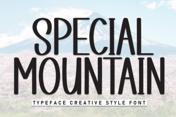Special Mountain Typeface: Elevate Your Social Media Visuals