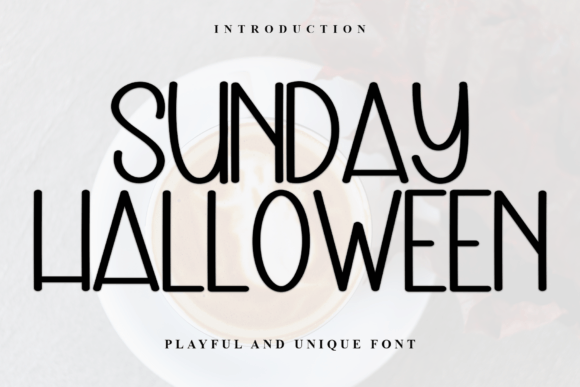 Sunday Halloween: A Handwritten Typeface for Digital Branding