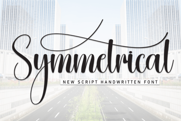 Symmetrical Typeface Review: A Sweet Handwritten Font for Brand Identity