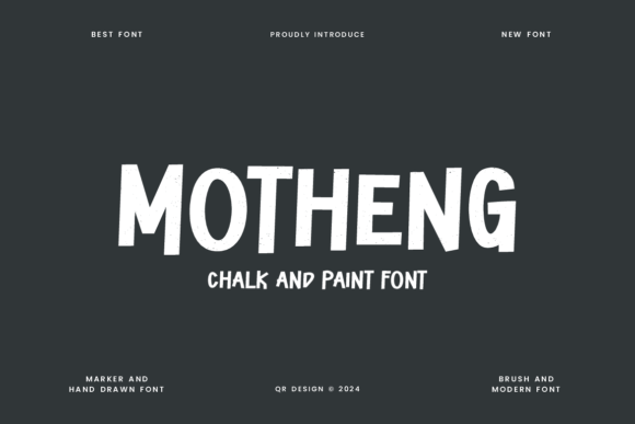 Upgrade Your Brand Identity With Motheng Handwritten Font