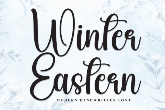 Winter Eastern: A Handwritten Font for Editorial Elegance